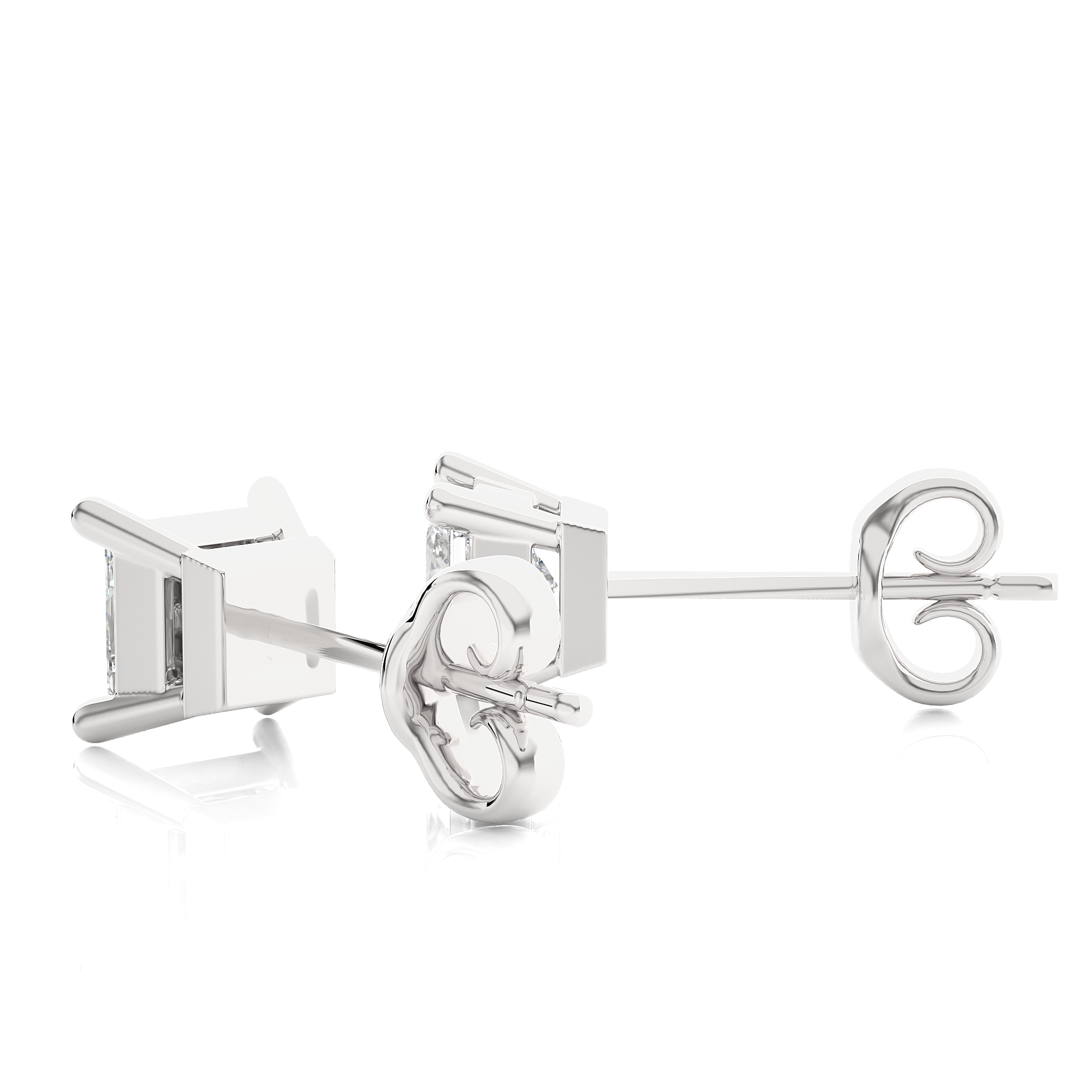 Buy 1Ct Natural Diamond Stud Earrings | Solitairekart